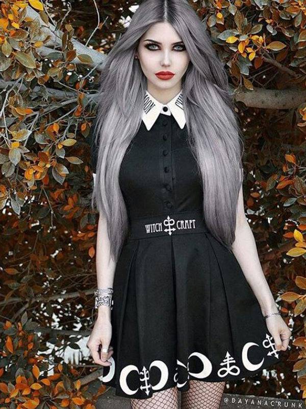Witchcraft Rok - DivineDarkness- Online shop voor Gothic en Alternatieve Kleding!